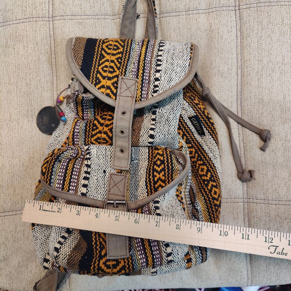 Bohemian Striped Backpack Catori - Picture 3 of 8